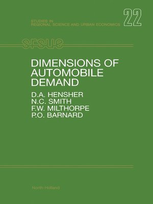 cover image of Dimensions of Automobile Demand